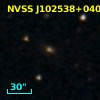 NVSS J102538+040736