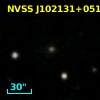 NVSS J102131+051858