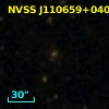 NVSS J110659+040354