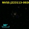 NVSS J223113-092631