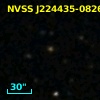 NVSS J224435-082625