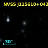 NVSS J115610+043229