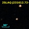 2SLAQ J231612.72-002250.6