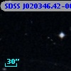 SDSS J020346.42-001334.7