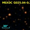 MSXDC G025.04-0.20