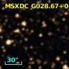 MSXDC G028.67+0.13