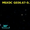 MSXDC G036.67-0.11 a