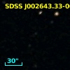 SDSS J002643.33-004518.2