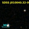 SDSS J010040.32-003444.0