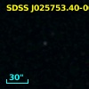 2SLAQ J025753.40-003159.6