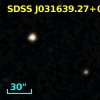 SDSS J031639.27+001746.8