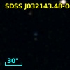 SDSS J032143.48-005025.7