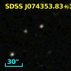 SDSS J074353.83+192543.5