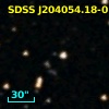 2SLAQ J204054.18-011107.3