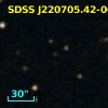 2SLAQ J220705.41-002109.7
