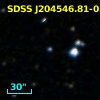 SDSS J204546.81-054355.7