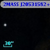 2MASS J20531582+4432570