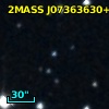 2MASS J07363630+2622154