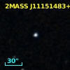 2MASS J11151483+0131289