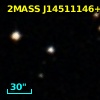 2MASS J14511146+0123005