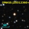 2MASS J20312360+1103151