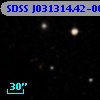 SDSS J031314.42-000620.9