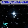 CCDM J22424+4347AB