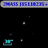 2MASS J15110235+5648541