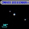 2MASS J15113668+5645568