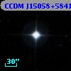 CCDM J15058+5841AB