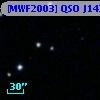 [MWF2003] QSO J1426+6025 abs 2.8268