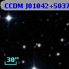 CCDM J01042+5037CD
