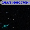 2MASS J00022769-0036305