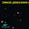 2MASS J00024949+0040083