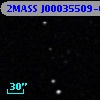 2MASS J00035509-0056464