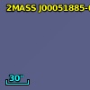 2MASS J00051885-0053470