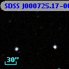 SDSS J000725.17-003529.2