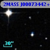 2MASS J00073442+0010037
