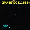2MASS J00111615+0006375