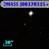2MASS J00170315+0030018