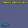 2MASS J00193345+0000171