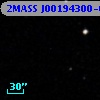 2MASS J00194300-0111579