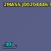 2MASS J00204446-0036252