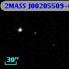 2MASS J00205509-0043106