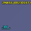 2MASS J00230167+0020293
