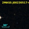 2MASS J00230517+0007569