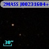 2MASS J00231604+1554351