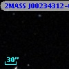 2MASS J00234312-0001194