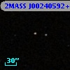 2MASS J00240592+0042107