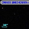 2MASS J00242689+0005475